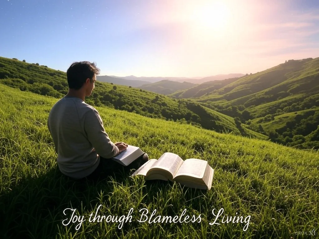 Explore Psalm 119:1-2's lesson on blameless living and divine joy. Learn how to seek God wholeheartedly